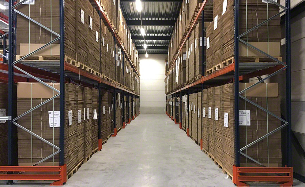 Scherp Verpakkingen ha ampliado la capacidad de almacenaje de su almacén