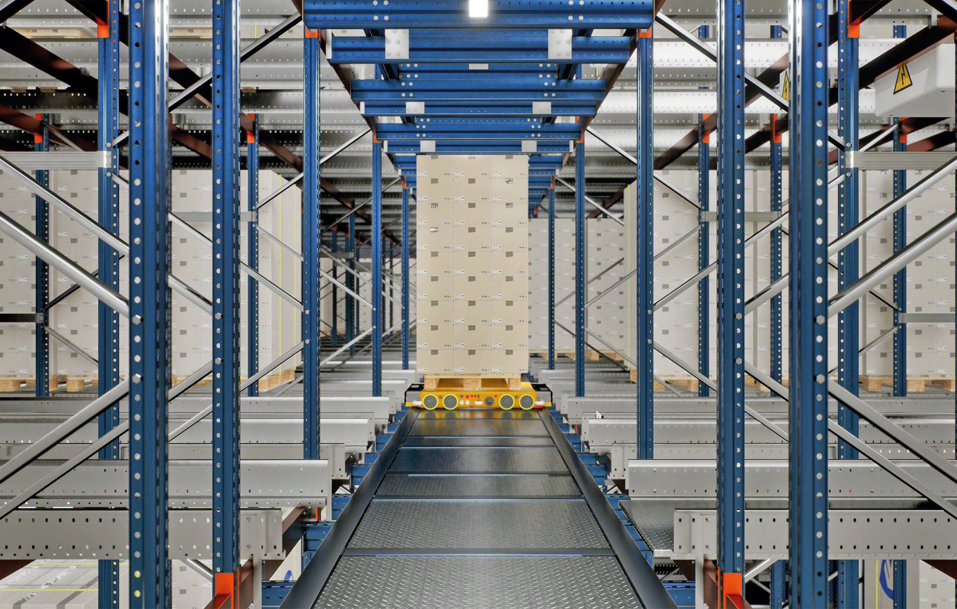 Pallet Shuttle Automático 3D